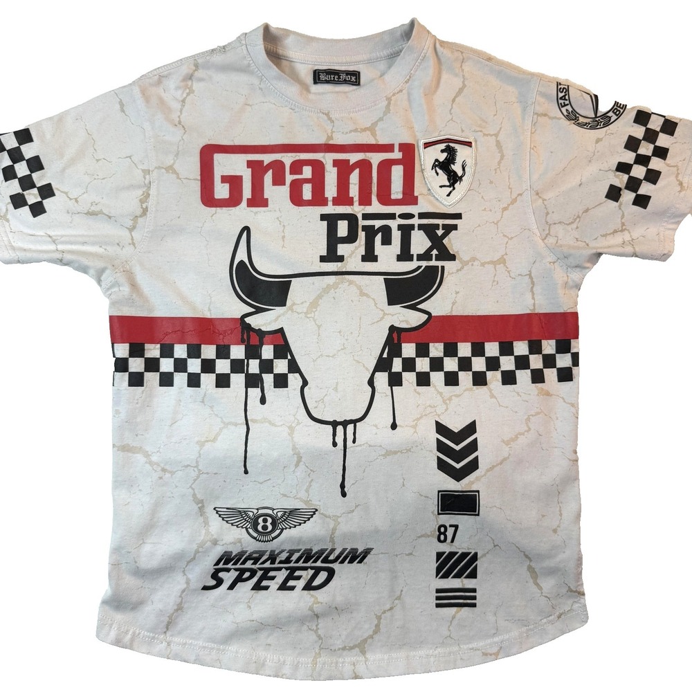 Grand Prix Ferrari Bentley Racing T Shirt Mens M Distressed Streetwear